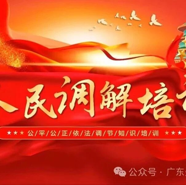 先骐动态│我所为汝湖镇开展2024年人民调解员培训
